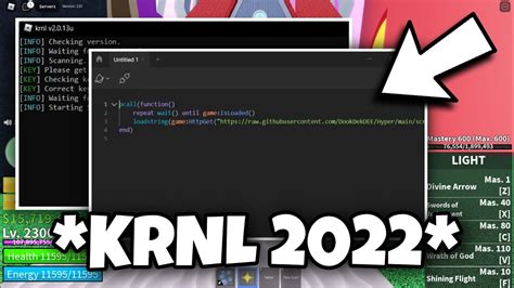 Finally, click on the Execute button and launch. . How to use krnl scripts